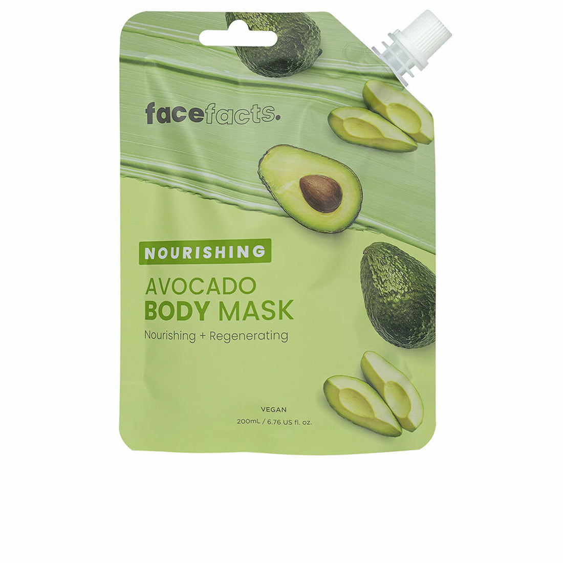Maske für Augenkonturen Face Facts Nourishing Avocado 200 ml
