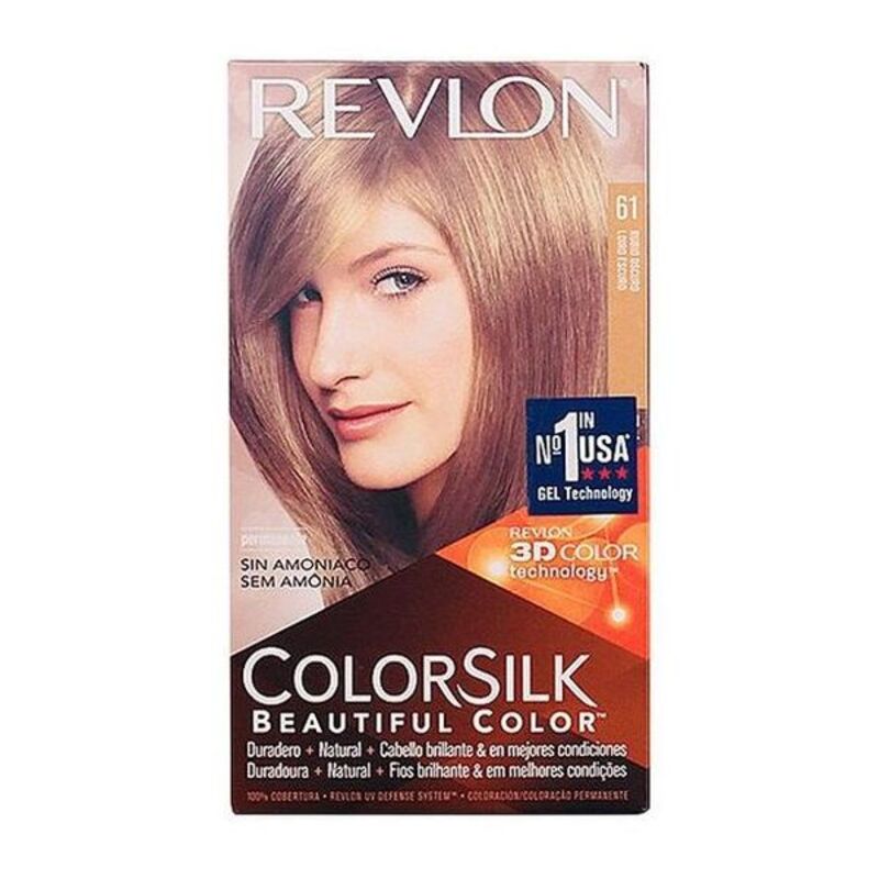 Amoniakfreie Färbung Colorsilk Revlon Dunkelblond
