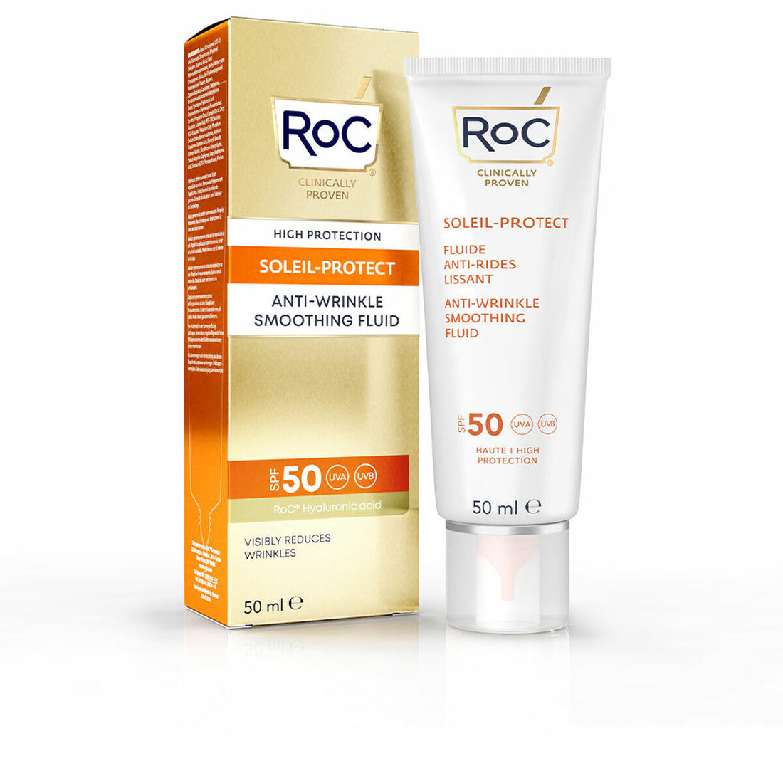 Sonnenschutzcreme für das Gesicht Roc Spf 50 (50 ml)