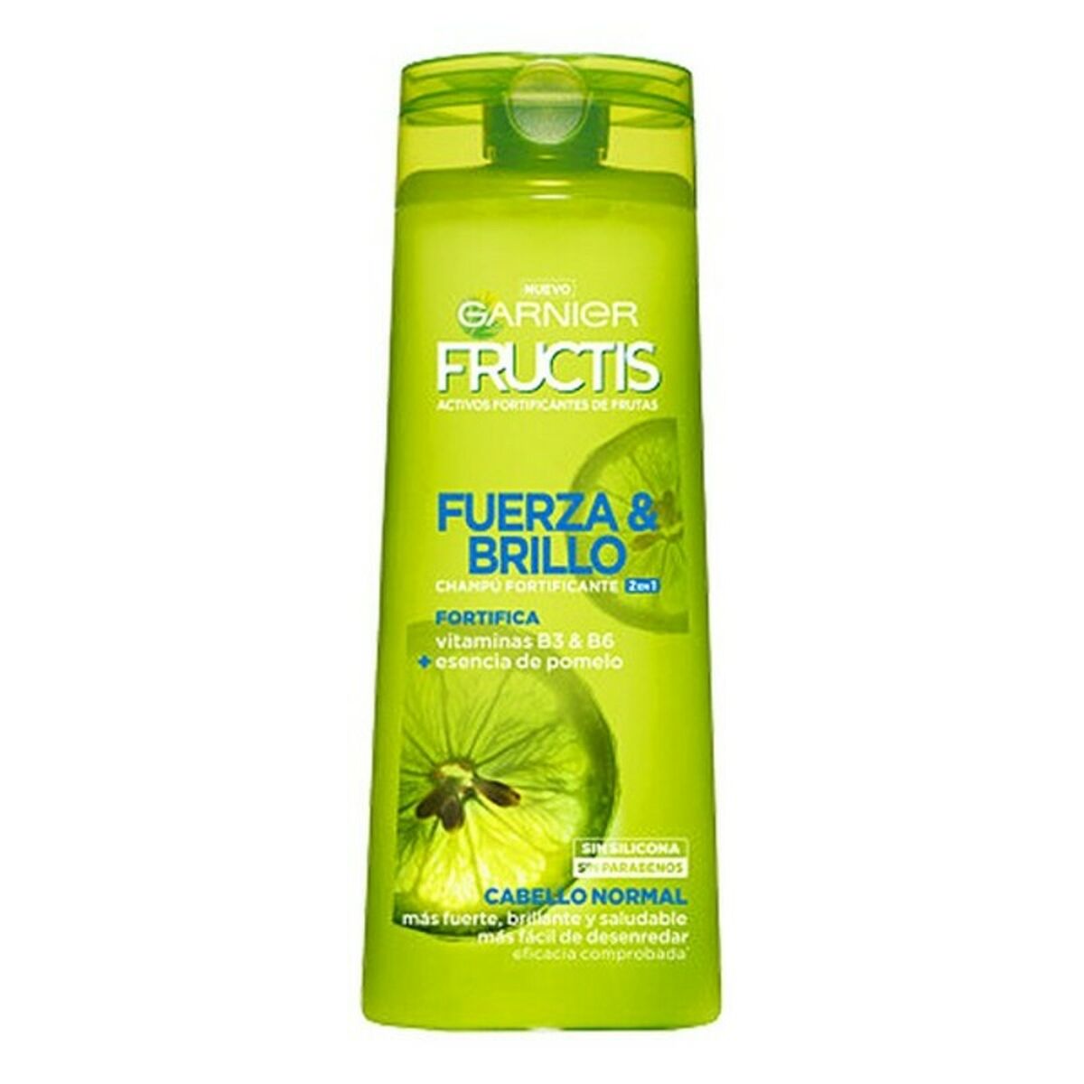 Kräftigendes Shampoo Fructis Fuerza &amp; Brillo 2 en 1 Garnier (360 ml) (360 ml)